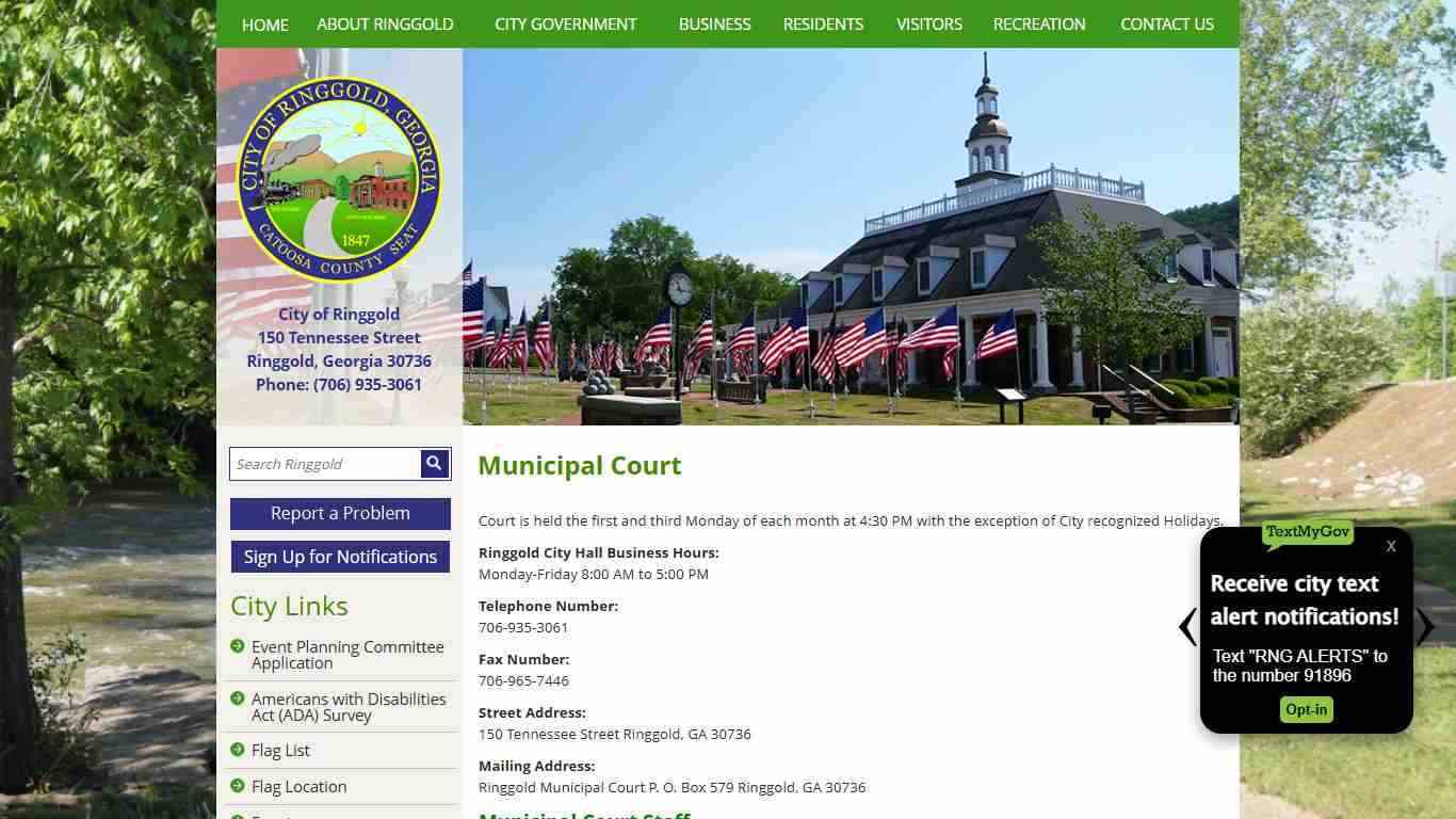 Ringgold, GA - Municipal Court
